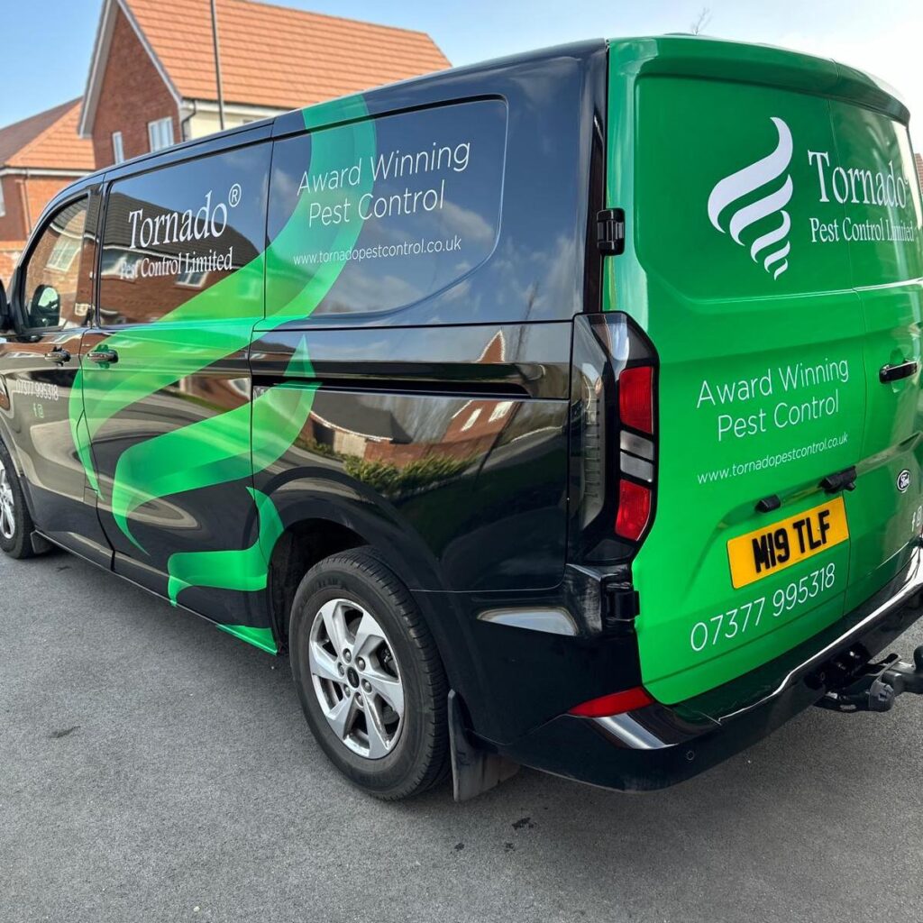 Branded Pest Control Van